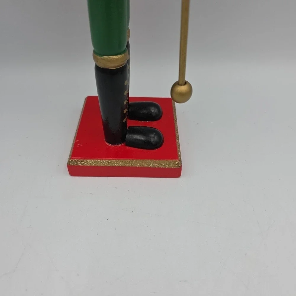 Clever Creations American Red Soldier 14 Inch Traditional Wooden Nutcracker